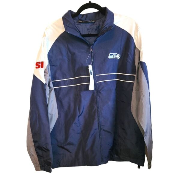 NFL Seattle Seahawks Dunbrooke Windbreaker Jacket mens XXL - Picture 1 of 12